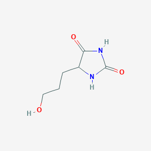 5-(3-Hydroxypropyl)imidazolidine-2,4-dione