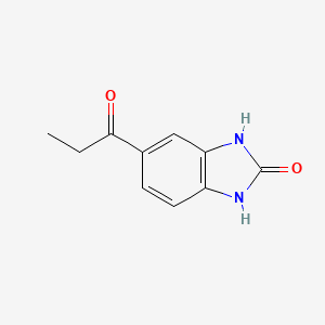 molecular formula C10H10N2O2 B12820200 5-propionyl-1H-benzo[d]imidazol-2(3H)-one 