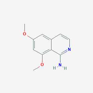 molecular formula C11H12N2O2 B12820206 6,8-Dimethoxyisoquinolin-1-amine 