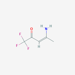 molecular formula C5H6F3NO B1282022 4-氨基-1,1,1-三氟戊-3-烯-2-酮 CAS No. 72885-02-0