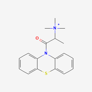 molecular formula C18H21N2OS+ B12820245 Phenthimentonium CAS No. 101674-11-7