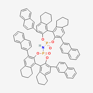 N-(10,16-dinaphthalen-2-yl-13-oxo-12,14-dioxa-13lambda5-phosphapentacyclo[13.8.0.02,11.03,8.018,23]tricosa-1(23),2,8,10,15,17-hexaen-13-yl)-10,16-dinaphthalen-2-yl-13-oxo-12,14-dioxa-13lambda5-phosphapentacyclo[13.8.0.02,11.03,8.018,23]tricosa-1(23),2,8,10,15,17-hexaen-13-amine