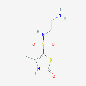 N-(2-Aminoethyl)-4-methyl-2-oxo-2,3-dihydrothiazole-5-sulfonamide