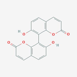 7,7'-Dihydroxy-2H,2'H-[8,8'-bichromene]-2,2'-dione