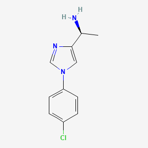 (S)-1-(1-(4-Chlorophenyl)-1H-imidazol-4-yl)ethanamine