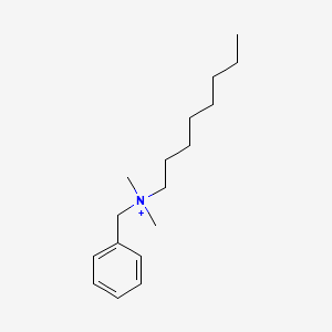 molecular formula C17H30N+ B12820366 Benzyldimethyloctylammonium CAS No. 46917-11-7