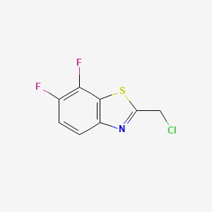 2-(Chloromethyl)-6,7-difluorobenzo[d]thiazole