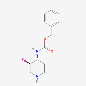 Rel-benzyl ((3R,4R)-3-fluoropiperidin-4-yl)carbamate