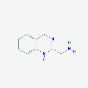 molecular formula C9H11N3 B12820384 (3,4-Dihydroquinazolin-2-yl)methanamine 