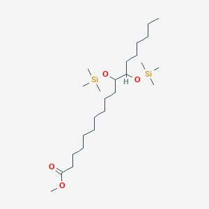 molecular formula C25H54O4Si2 B12820405 Methyl 11,12-bis((trimethylsilyl)oxy)octadecanoate 