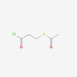 molecular formula C5H7ClO2S B1282041 S-(3-Chloro-3-oxopropyl) ethanethioate CAS No. 41345-72-6
