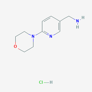 [6-(Morpholin-4-yl)pyridin-3-yl]methanamine hydrochloride