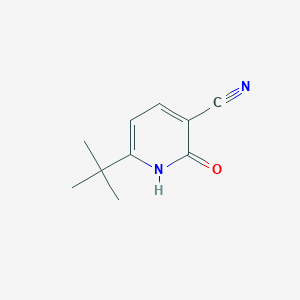 molecular formula C10H12N2O B1282043 6-叔丁基-2-氧代-1,2-二氢吡啶-3-碳腈 CAS No. 4138-19-6