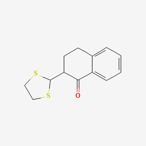 3,4-Dihydro-2-(1,3-dithiolan-2-yl)-1(2H)-naphthalenone