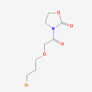 3-(2-(3-Bromopropoxy)acetyl)oxazolidin-2-one