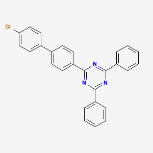 molecular formula C27H18BrN3 B12820504 2-(4'-Bromo-[1,1'-biphenyl]-4-yl)-4,6-diphenyl-1,3,5-triazine 