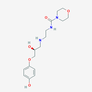 molecular formula C16H25N3O5 B12820548 (S)-Xamoterol CAS No. 69630-22-4