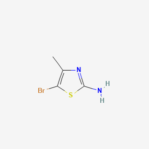 molecular formula C4H5BrN2S B1282055 2-氨基-5-溴-4-甲基噻唑 CAS No. 3034-57-9