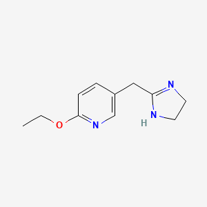 5-(4,5-Dihydro-1H-imidazol-2-ylmethyl)-2-ethoxypyridine