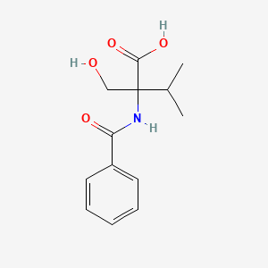 molecular formula C13H17NO4 B12820603 DL-N-Benzoyl-2-isopropylserine 