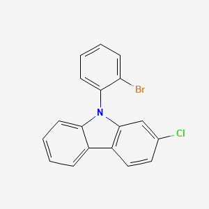 9H-Carbazole,9-(2-bromophenyl)-2-chloro-