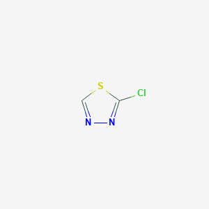 molecular formula C2HClN2S B1282063 2-Chloro-1,3,4-thiadiazole CAS No. 52819-57-5