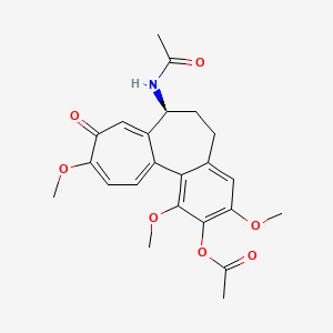 molecular formula C23H25NO7 B12820657 O2-Demethylcolchicine acetate (ester) CAS No. 2826-82-6