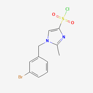 1-(3-Bromobenzyl)-2-methyl-1H-imidazole-4-sulfonyl chloride