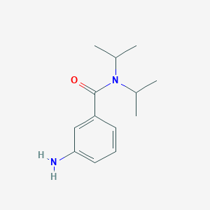 molecular formula C13H20N2O B1282071 3-氨基-N,N-二异丙基苯甲酰胺 CAS No. 81882-74-8