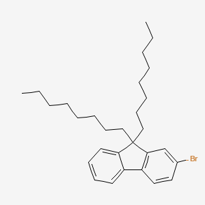 molecular formula C29H41B B1282073 2-溴-9,9-二辛基-9H-芴 CAS No. 302554-80-9