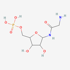 n-Glycyl-5-o-phosphonopentofuranosylamine