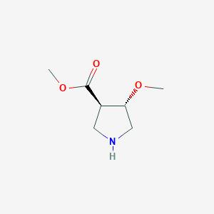 rel-(3R,4S)-Methyl 4-methoxypyrrolidine-3-carboxylate