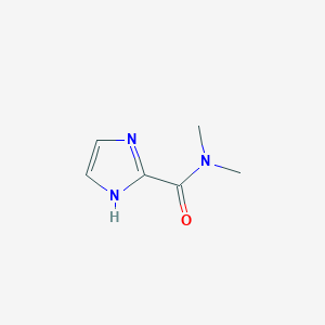 molecular formula C6H9N3O B12820791 N,N-dimethyl-1H-imidazole-2-carboxamide 