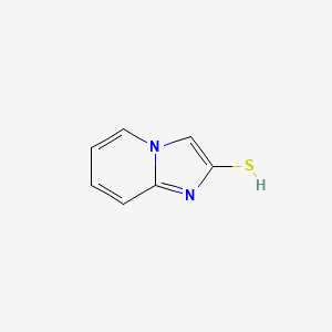 molecular formula C7H6N2S B12820816 Imidazo[1,2-a]pyridine-2-thiol CAS No. 501079-94-3