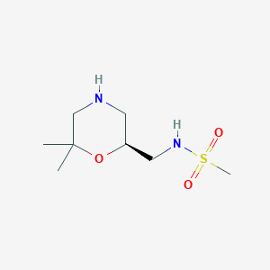 (S)-N-((6,6-Dimethylmorpholin-2-yl)methyl)methanesulfonamide