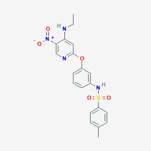 N-(3-((4-(Ethylamino)-5-nitropyridin-2-yl)oxy)phenyl)-4-methylbenzenesulfonamide