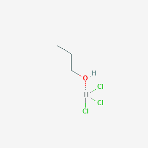 molecular formula C3H8Cl3OTi B12820910 Trichloro(propan-2-olato)titanium CAS No. 3981-83-7