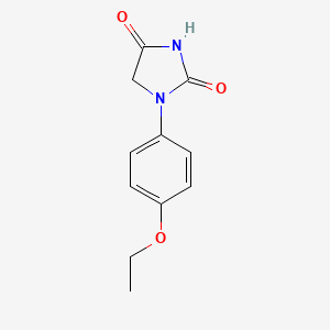 molecular formula C11H12N2O3 B12820920 1-(4-Ethoxyphenyl)imidazolidine-2,4-dione 