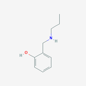 molecular formula C10H15NO B1282098 2-[(Propylamino)methyl]phenol CAS No. 84672-90-2