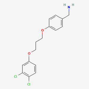 (4-(3-(3,4-Dichlorophenoxy)propoxy)phenyl)methanamine