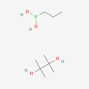 molecular formula C9H23BO4 B12821035 n-Propyl boronic acid pinacol 