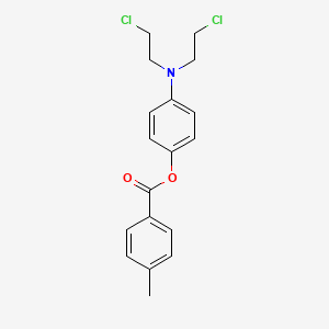 p-(Bis(2-chloroethyl)amino)phenyl p-methylbenzoate