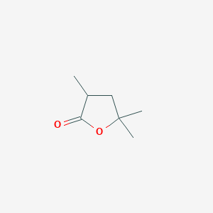 molecular formula C7H12O2 B1282106 3,5,5-Trimethyloxolan-2-one CAS No. 2610-96-0