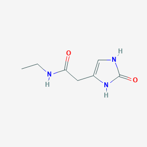 N-Ethyl-2-(2-oxo-2,3-dihydro-1H-imidazol-4-yl)acetamide