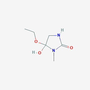 5-Ethoxy-5-hydroxy-1-methylimidazolidin-2-one