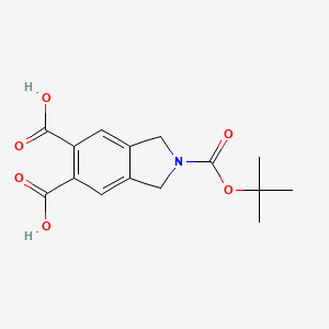 2-(tert-Butoxycarbonyl)isoindoline-5,6-dicarboxylic acid