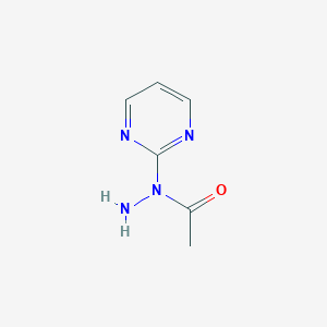 molecular formula C6H8N4O B12821132 N-(Pyrimidin-2-yl)acetohydrazide 