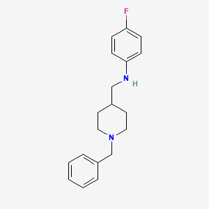 N-((1-Benzylpiperidin-4-yl)methyl)-4-fluoroaniline