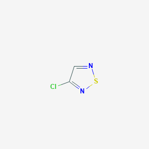 molecular formula C2HClN2S B1282117 3-Chloro-1,2,5-thiadiazole CAS No. 5097-45-0