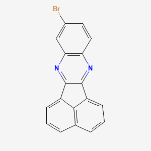 molecular formula C18H9BrN2 B12821205 9-Bromo-Acenaphtho[1,2-b]quinoxaline 